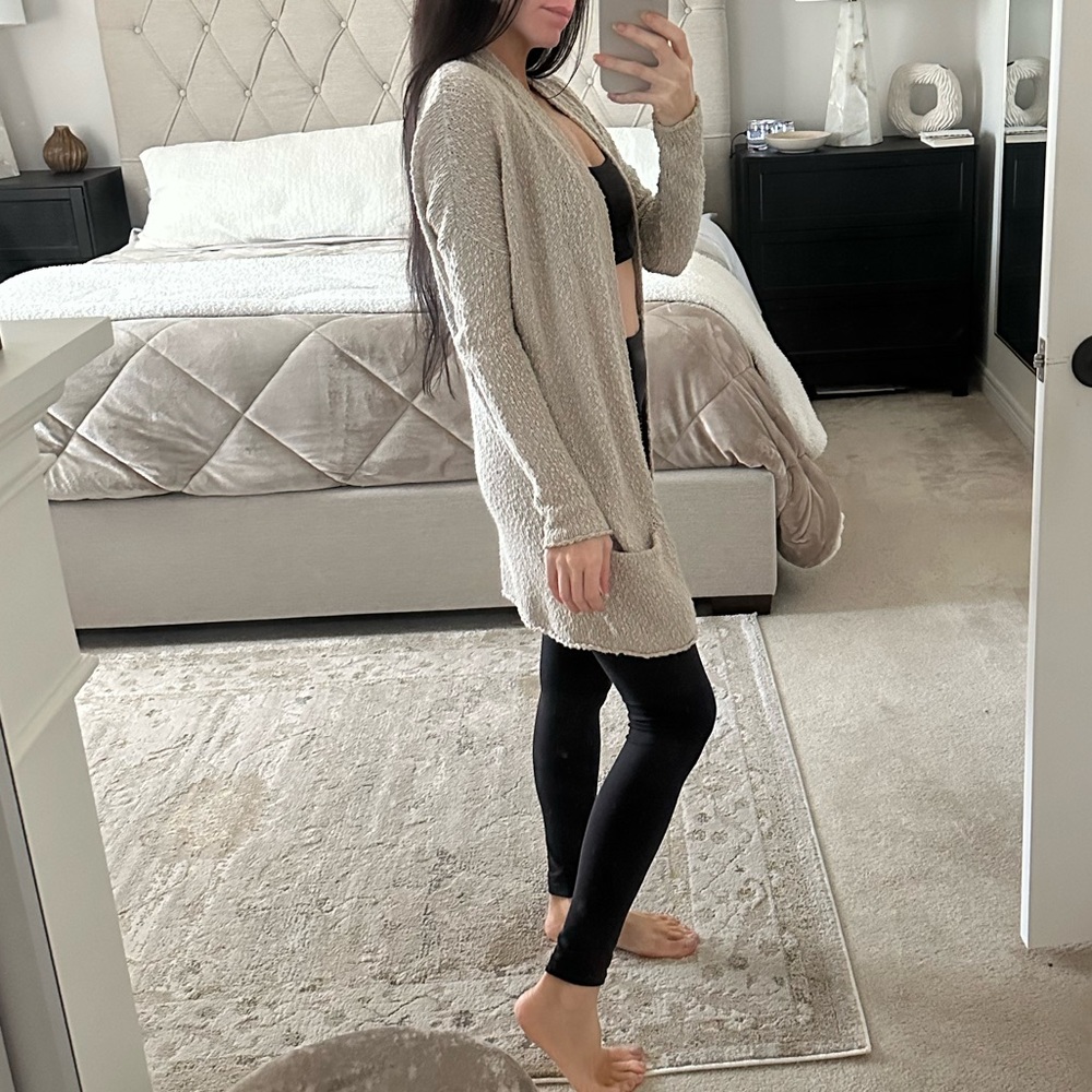 Talula Popcorn Knit Grey Sweater - Picture 6 of 7